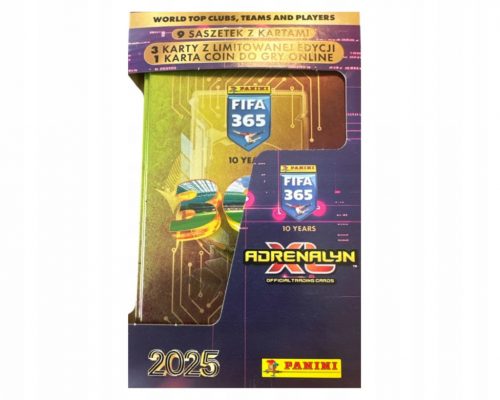  FIFA 365 2025 Adrenalyn Panini Football Cards velika kolekcionarska limenka