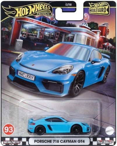  Hot Wheels Premium Boulevard Porsche 718 Cayman GT4