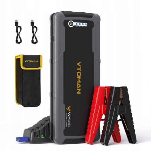  VTOMAN V2500 2500A Jump Starter Powerbank za 12V baterije LED svjetiljka