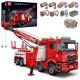  Mold King 17027 Technic Red RC Building Blocks Rescue Fire Truck Model