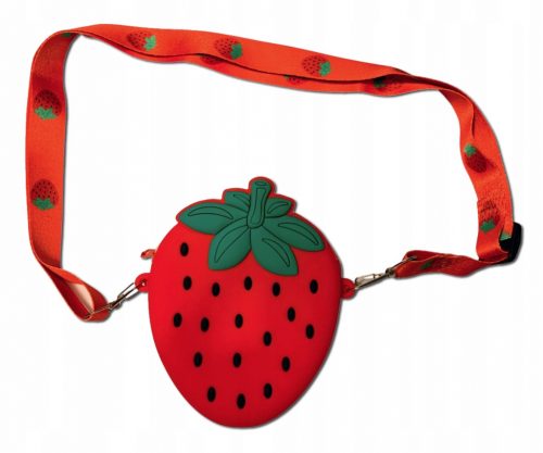  SILIKONSKA VREĆICA STRAWBERRY SACHET TOY, guma, 0+