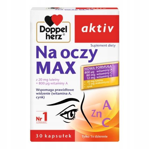  Doppelherz aktiv Za oči Max, 30 kapsula