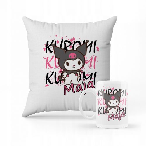  SET JASTUK + ŠOLICA Kuromi Sanrio Hello Kitty POKLON + IME #17