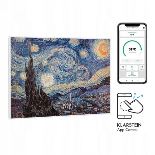  Klarstein Wonderwall Air Art Smart Starry Night infracrveni grijač 80 x 60 cm 500 W