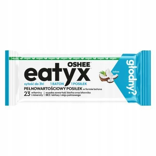  Eatyx kokos pločica, kompletan obrok u obliku pločice, 60 g