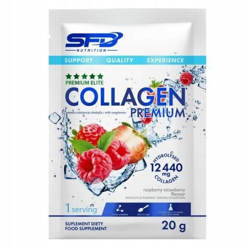  SFD COLLAGEN PREMIUM VREĆICA 20 x 20g SET KOLAGENA JAGODA-MALANA