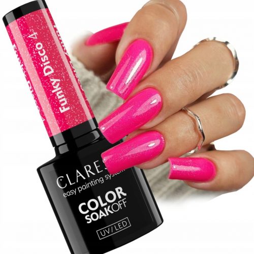  Claresa Hybrid lakovi za nokte 5ml Funky disco 4 Pink fever