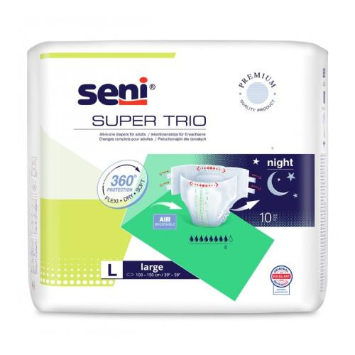  Seni Super Trio L pelene za odrasle 10 kom.