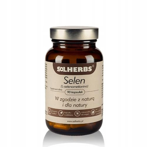  SOLHERBS Selen L-selenometionin 90 kaps