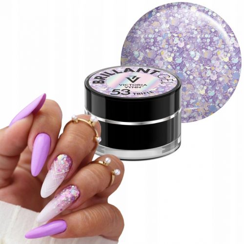  VV Brillant Decoration Gel 5g 53 Trifle Nail Art Gel Glitter