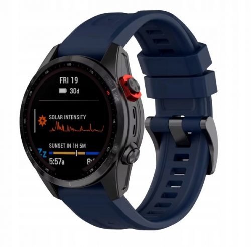  TRAKA 26 MM QUICK FIT GARMIN FENIX 7X PRO 6X 5X ENDURO 2 EPIX 51 NAVY BLUE