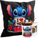  SET CRNI JASTUK ŠALICA LILO I STICH STITCH ANGEL DJEČJI POKLON 3