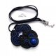  Crna soutache ogrlica Tamnoplava soutache ogrlica