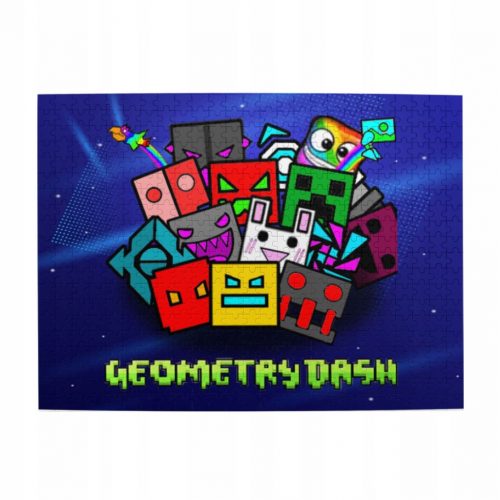  Drvena slagalica Geometry Dash 1000 komada