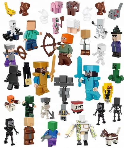  Minecraft figure Set od 38 KOM