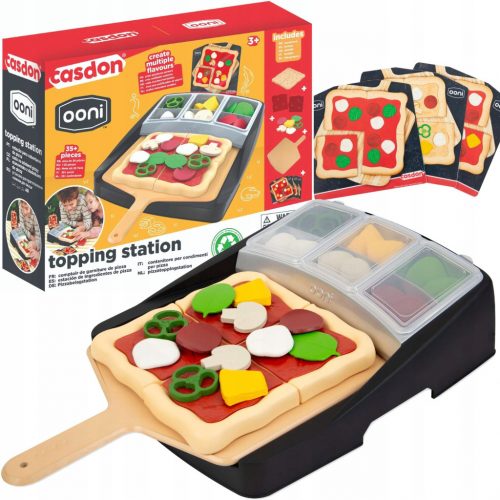  PIZZA LITTLE PIZZERMAN SET DECORATING STATION + OONI CASDON PRIBOR