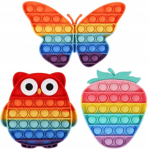  Push Bubble Pop It Owl Strawberry Butterfly 3 KOM