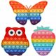  Push Bubble Pop It Owl Strawberry Butterfly 3 KOM