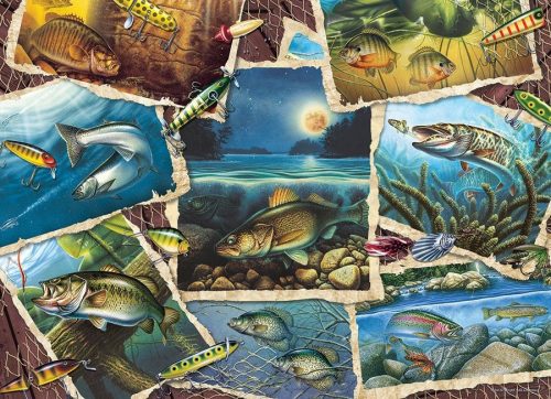  COBBLE HILL Puzzle Fish Pictures 1000 dijelova