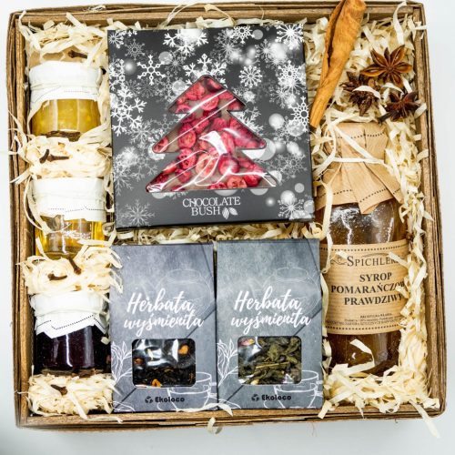 GIFT Box Chocolate Honey Tea Božićni darovi Darovi za dan sv. Nikole