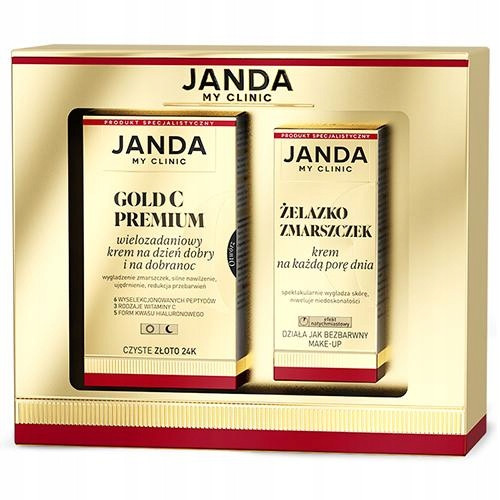  JANDA Set My Clinic Wrinkle Iron krema 30 ml + Gold C Premium 50 ml