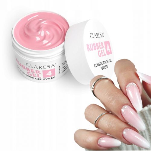  Claresa RUBBER GEL gel za ugradnju ekstenzija noktiju builder 4 90g