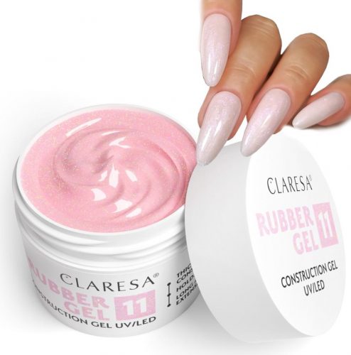  Claresa Rubber Gel 11 gusti gel za izgradnju noktiju 45g