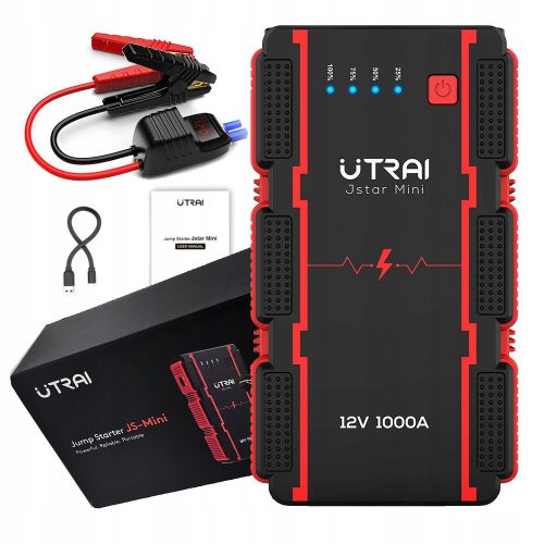  Utrai Jstar mini jump starter kit 12 V 1000 A crni