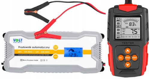  Automatski ispravljač 12/24v 30a LCD