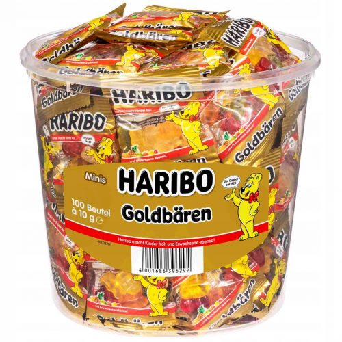  HARIBO ŽELEI VELIKO PAKIRANJE 100 KOM HALLOWEEN 1000G VOĆNI MINI MEDVJEDIĆI