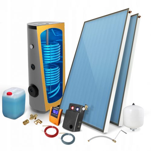  STANDARDNI solarni set, solarni kolektor 2 x 2,5 sa spremnikom 300l