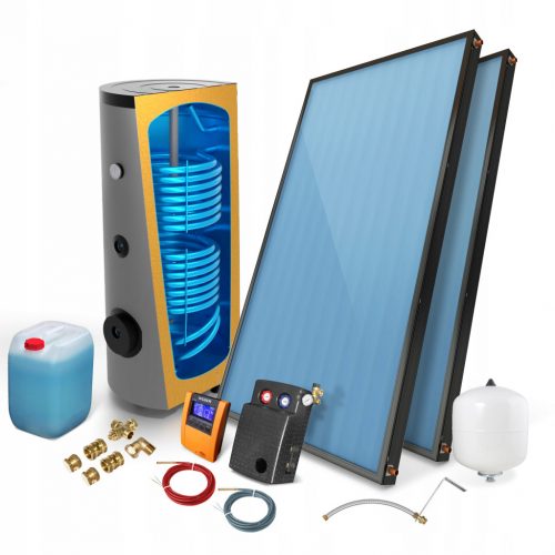  PREMIUM solarni set, solarni kolektor 2 x 2.0 sa spremnikom 200 l