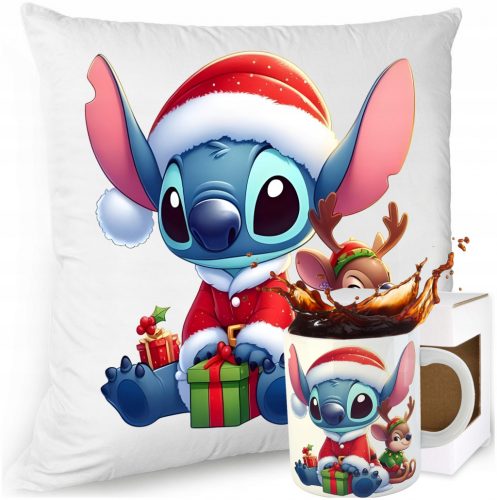  LILO I STITCH ŠALICA SET JASTUKA DJED MJED RODJEDNAC