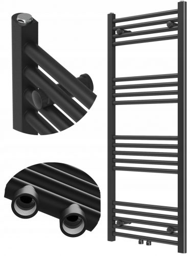  KUPAONSKI RADIJATOR MODERN RADIJATOR LJESTVE CRNI 120x50 cm RAVEN