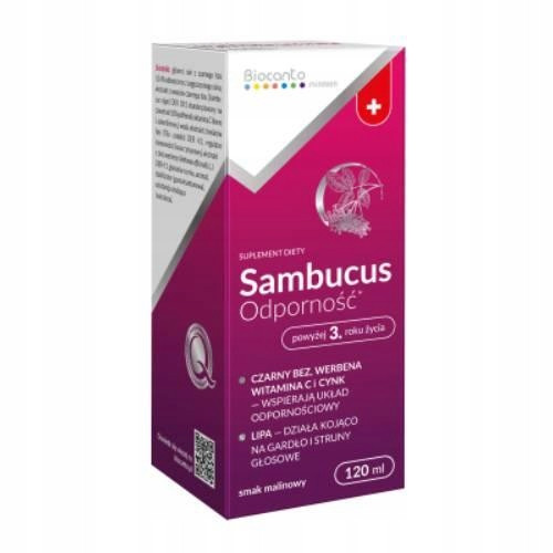  BIOCANTO Sambucus sirup za imunitet, 120 ml