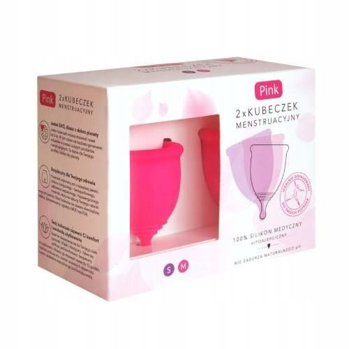  Menstrualna čašica HYDREX Pink veličine S+M, 2 komada