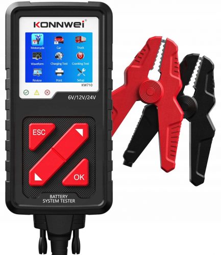  KONNWEI KW710 Tester akumulatora 100-2000 CCA