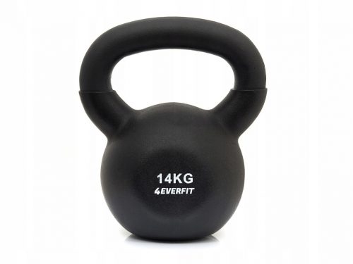  4EVERFIT Kettlebell 14 kg Bučice od neoprena navlaka od lijevanog željeza