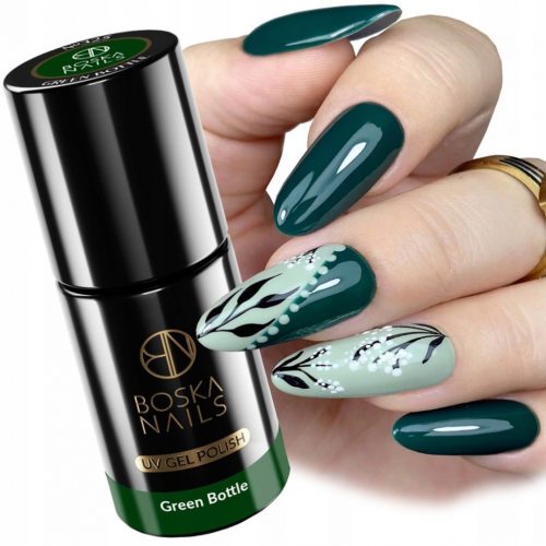  Boska Nails Divine 325 Green Bottle 6 ml hibridni lak