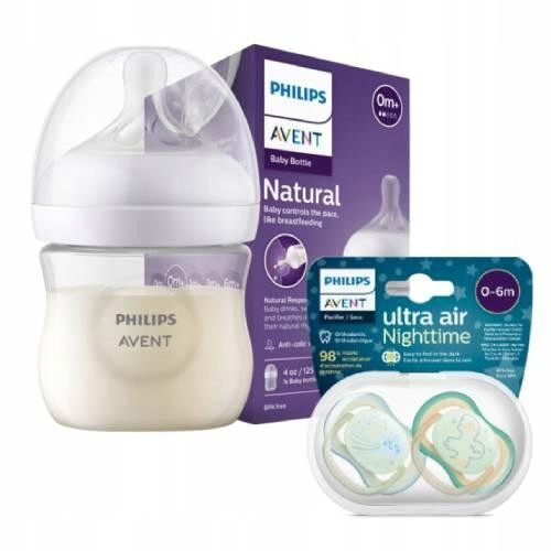  AVENT Set Responsive bočica 125 ml + duda varalica 0-6 m 2 kom.