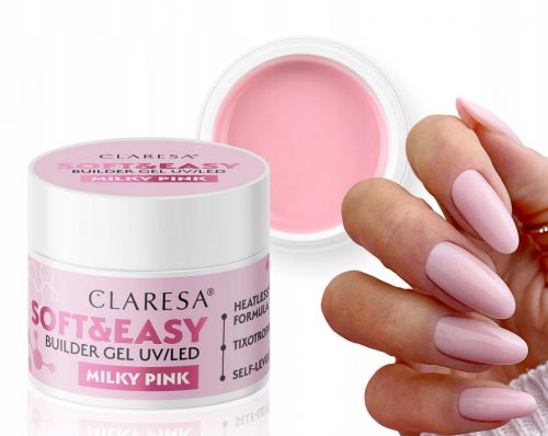  CLARESA SOFT&EASY GEL ZA IZGRADNJU MLIJEČNO ROZA 12G