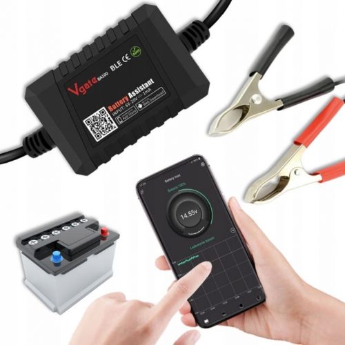  VGATE BA100 TESTER BATERIJA iOS ANDROID