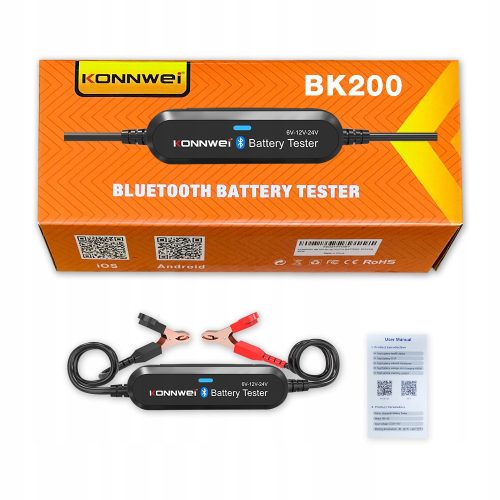  KONNWEI BK200 tester baterija 6V 12V 24V BT 5