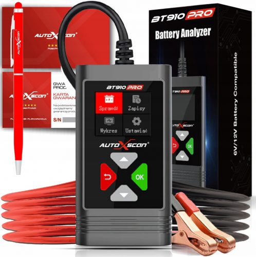  TESTER BATERIJA 6V/12V AUTOXSCAN BT910PRO