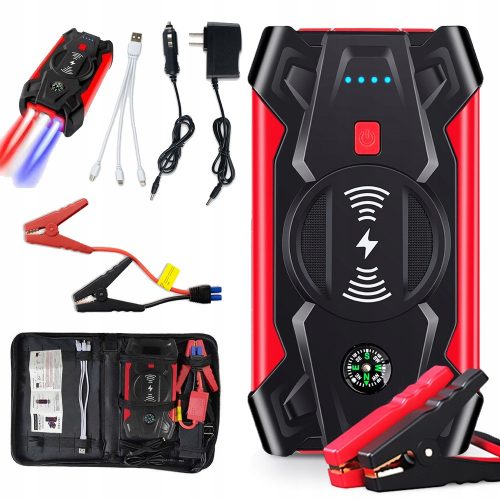  JUMP STARTER POKRETANJE MOTORA POWERBANK 2 U 1 SA ZASLONOM BATERIJE