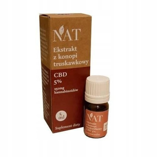  NAT Jagoda ekstrakt konoplje ulje 5% CBD 5ml