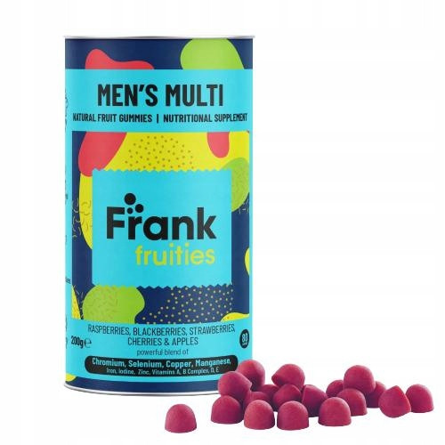  Frank Fruities Men's Health, 80 žvakaćih bombona