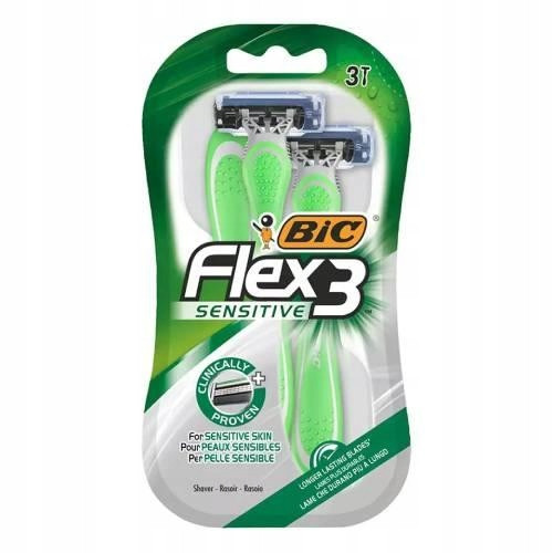  BIC FLEX 3 SENSITIVE - Brijač za jednokratnu upotrebu - blister od 3 kom.