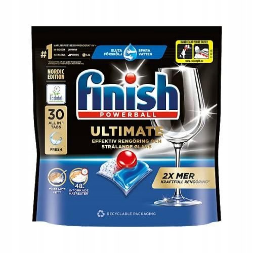  FINISH Powerball Ultimate All in 1 Tabs Fresh kapsule za pranje posuđa 30 komada