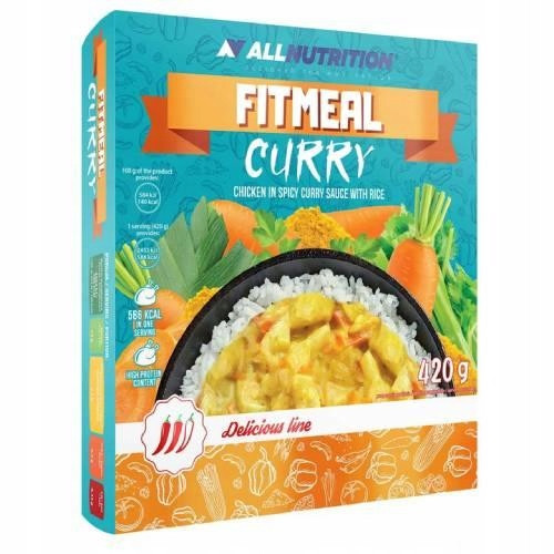  ALLNUTRITION FITMEAL 420 g CURRY PILETINA S RIŽOM FIT VEČERA GOTOVO JELO